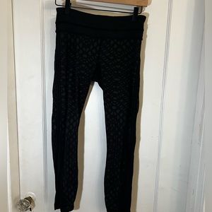 Lululemon patterned fast and free legging